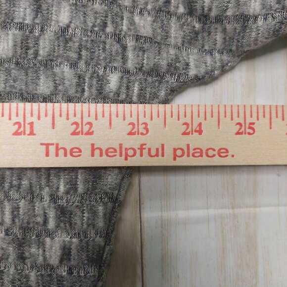 Calme By Johnny Was Women's Gray Dolman Long Sleeve Knit Top Size Small Soft - Picture 5 of 10